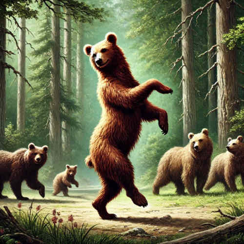 Bild zur Fabel Der Tanzbär